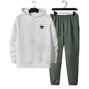 Chándal de la mejor calidad hecho en poliéster y algodón de tamaño personalizado, conjunto de dos piezas, chándal único a la venta - Product Image 1