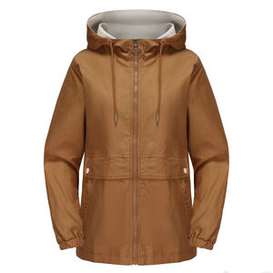 Chaqueta para adultos informal personalizada de calidad superior, cortavientos con capucha, cortavientos ligero para hombres y mujeres - Product Image 2