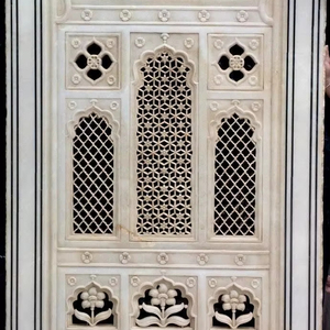 Panneaux muraux décoratifs en marbre sculpté - Panneaux muraux extérieurs modernes hautement polis, découpés par CNC, designs HAYAT INDUSTRIES - Product Image 2