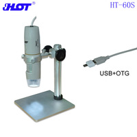 Professional USB Handheld Digital Microscope 1X-500X OLED Display IP53 Protection 1280x960 Resolution 8 LED Illumination Mobile