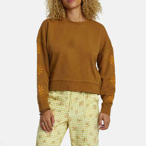 Sudaderas de alta calidad, sudaderas con Top corto para mujer, nuevo estilo, sudaderas con Top corto con estampado de logotipo personalizado informal OEM ODM - Product Image 5