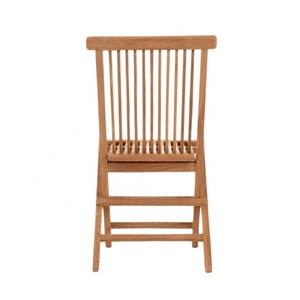 Silla Plegable Moderna de Madera de Teca, Silla de Café Minimalista Nórdica para Restaurante al Aire Libre, Banquete, Juego de Muebles de Cocina - Product Image 4