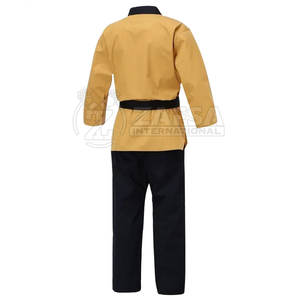 Uniforme de judo de tela de algodón de alta calidad de último diseño con mangas completas uniforme de judo de color personalizado - Product Image 6