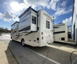 Luxury Large Used 16ft 4x4 Truck Camper Motorhome Steel Aluminum Construction 4-6 Persons Capacity for Road Travel Home Camping - Product Image 2