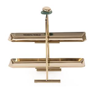 Bandeja de chocolate de metal de tres niveles Última llegada Bandeja de chocolate de diseño Tamaño personalizado Bandeja de chocolate de lujo - Product Image 5