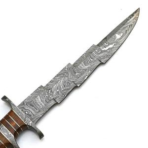 Couteau de chasse en acier damas fait à la main couteau de chasse à lame fixe - Product Image 3