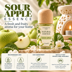 Esencia de Aroma a Manzana Ácida OEM 12ml |   Aroma para el Hogar de Tarta Frutal |   Fabricante de Marca Privada España - Product Image 3