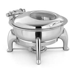 Plat de service classique plaqué argent avec couvercle pour la maison, les restaurants et les ustensiles de cuisine décor de plat de service de couleur argent - Product Image 6