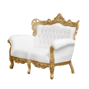 Chaises royales élégantes pour hôtel, mariage, événements, meubles avec accoudoirs, chaises royales à deux places, chaises royales pour mariage, reine, roi - Product Image 3