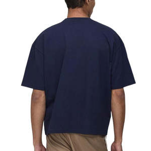 Camisetas de Algodón Grueso con Hombros Caídos para Hombre, Personalizadas OEM, Bordado, Directo de Fábrica - Product Image 2