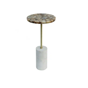 Affordable Price <b>Home</b> <b>Decor</b> <b>Furniture</b> Modern Wooden & Metal End Table with Rounded Top Living Room <b>Furniture</b> - Product Image 4