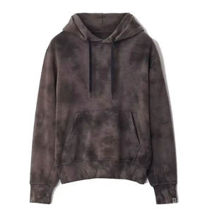 Pull à capuche pour hommes 100% coton à manches longues doublé polaire Logo personnalisé coupe confortable Style Streetwear OEM ODM - Product Image 1