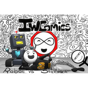 Camiseta Unisex IW Comics de Tela Gruesa con Diseño de La Worm Dibujado a Mano, 100% Algodón Premium, Patrón 3D, Varias Tallas Disponibles - Product Image 1