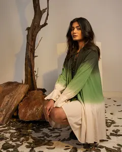 Vibrant Rayon Tie Dye Sundress for <b>Women</b> Tunic Round Short Dress for <b>Beach</b> Party and Hot Weather Comfort Short Dress - Product Image 3