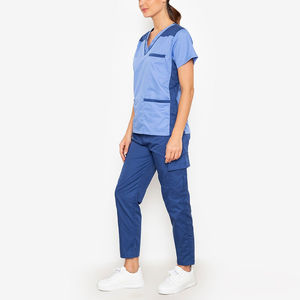 Uniforme de enfermería OEM con estilo médico para mujer, novedad de 2025, en tejido de punto, uniformes al por mayor con el último diseño - Product Image 2