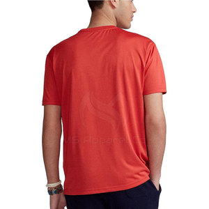 เสื้อยืดลำลองสำหรับผู้ชายดีไซน์ใหม่เสื้อถักผ้าฝ้าย100% ระบายอากาศได้ดีเป็นมิตรกับสิ่งแวดล้อมผลิตจากผู้จำหน่ายขายส่ง - Product Image 4