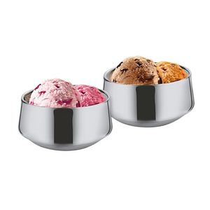 High Quality Modern Oval Hammered <b>Stainless</b> <b>Steel</b> Disposable Serving <b>Bowl</b> for Party Use - Product Image 2