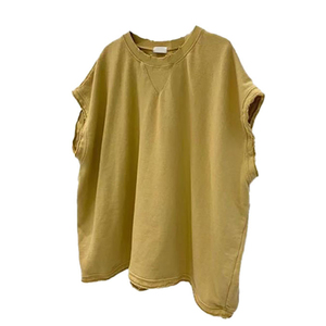 Nuevo diseño personalizado lavado peso pesado camiseta sin mangas francés Terry en blanco vintage camiseta sin mangas hombres - Product Image 3