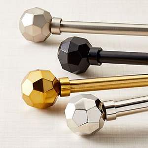 Embouts de tringle à rideau en métal en laiton massif de forme royale et de poids lourd pour les maisons haut de gamme et la décoration de fenêtres patrimoniales - Product Image 6