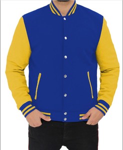 Blouson universitaire respirant et coupe-vent en polyester/coton avec doublure polaire pour homme - Mode hiver, style urbain, faible MOQ, vente chaude - Product Image 6