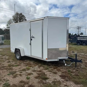 Remolque de Carga Cerrado de 6X12 con Capacidad de Carga de 7000 lb para Contratistas y Empacadores que Necesitan Seguridad, Compacto, Resistente y Fácil de Remolcar - Product Image 1