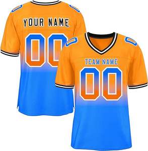 Camiseta de fútbol americano unisex superventas, uniformes de fútbol americano personalizados para jóvenes y adultos - Product Image 5