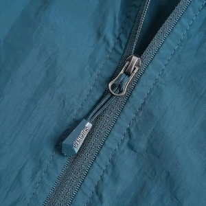 Chaqueta de Safari de estilo Vintage ajustada informal para hombre, abrigo ligero con cremallera completa y capucha extraíble, senderismo de montaña de verano, Color sólido - Product Image 5