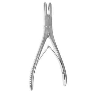 Rongeurs d'os professionnels en acier inoxydable de haute qualité Instruments chirurgicaux orthopédiques Double articulation droite et incurvée - Product Image 4