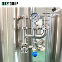 Réservoir de fermentation de bière Fermenteur à double enveloppe conique Équipement de fermentation Kit de système de brassage de bière à la maison