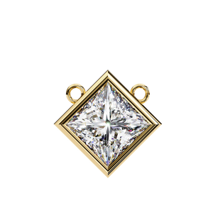 Pendentif en or 18 carats pour femme avec un magnifique diamant cultivé en laboratoire, pendentifs et breloques en diamant - Product Image 1
