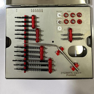 ชุดอุปกรณ์ผ่าตัดขากรรไกรพรีเมียมสำหรับการปลูกถ่ายรากฟันเทียม พร้อมดอกสว่านยาว ตัวจำกัดความลึก ตัวขับ และสแตนเลส จัดส่งฟรี - Product Image 4