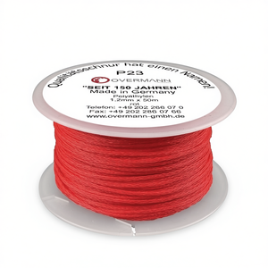OVERMANN 50m Red Polyethylene Mason's Line 1.7mm Diameter 30kg 12-Pack Size for Fencing Trellis & Gates - Product Image 2