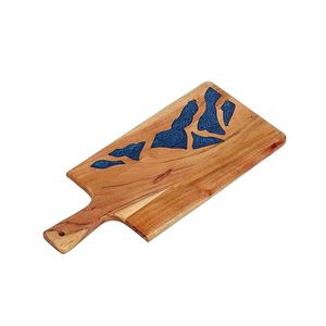 Planche à découper en bois de grain fin de qualité supérieure, fabriquée à partir de bois dur comme le noyer ou l'érable, offre une surface adaptée aux couteaux et auto-réparante - Product Image 6