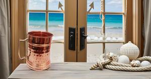 Tankard <b>Large</b> Copper Moscow mule <b>mugs</b> -100% handcrafted pure solid <b>mugs</b> capacity Brass Handle - Product Image 5