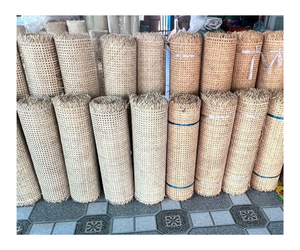 Ancho 27,5 ": correas hexagonales de caña de ratán, correas de caña para proyectos de bricolaje, natural/blanqueado, compra más, AHORRA MÁS. - Product Image 1