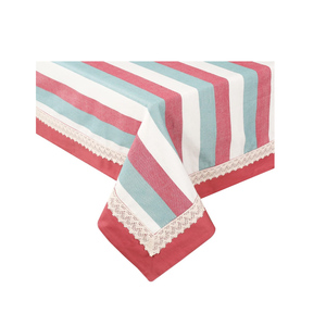 Vente en gros de nappes de mariage en coton lin brodé de la meilleure qualité avec logo personnalisé - Product Image 5