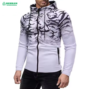 Sweat-shirt à capuche unisexe zippé haute qualité, très populaire, en molleton/coton bouclette 100% respirant et à séchage rapide, collection 2026 - Product Image 6
