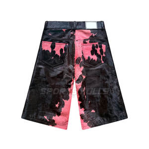 Pantalones Cortos Casuales de Piel con Pelo para Hombre, Servicio OEM de Impresión Personalizada, Secado Rápido - Product Image 2