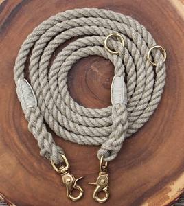 Colorful <b>Dog</b> Collar Rope, Personalized 5ft Cotton Rope <b>Leash</b> - Product Image 1