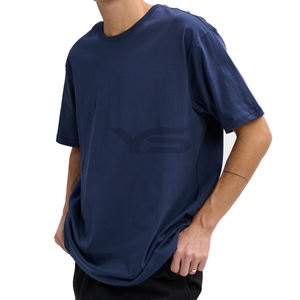 เสื้อยืดวินเทจของผู้ชายเสื้อเจอร์ซีย์โอเวอร์ไซส์แขนสั้นระบายอากาศได้ดีขนาดพิเศษ - Product Image 3