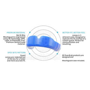 Protège-dents de boxe léger à prix abordable, vente directe d'usine pour adultes - Product Image 2