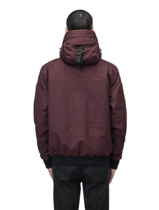 Blouson Bomber Stanford 2025 Unisexe Logo Personnalisé OEM Hiver Décontracté Sport Course à Pieds Capuche Dissimulée Doublure Sherpa - Product Image 5
