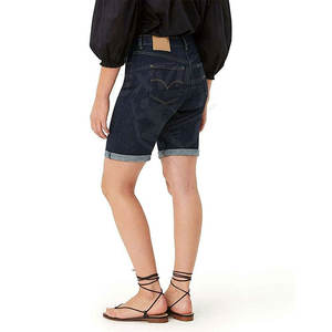 Casual Wear 100% Cotton Made <b>Women</b> <b>Jeans</b> Shorts Soft Fabric Custom Color Lightweight <b>Women</b> <b>Jeans</b> Shorts - Product Image 2