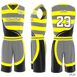 Uniformes de haute qualité Maillot de basket-ball noir personnalisé unisexe Fabricant Vente en gros OEM Vêtements de basket-ball à sublimation - Product Image 3