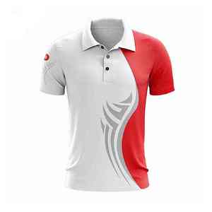 เครื่องแบบทีมคริกเก็ตสีขาวดำระบายอากาศได้ดีผ้าโพลีเอสเตอร์/ สแปนเด็กซ์ - Product Image 2