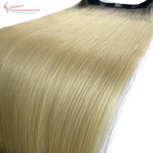 Clip droit de couleur de cheveux de haute qualité chez les vendeurs de cheveux Longueur de 8 à 34 pouces Extensions de cheveux humains vietnamiens de longue longueur