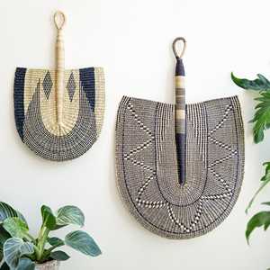 Abanicos de Pasto Marino con Logotipo, Suministro de Fábrica, Mejor Oferta, Abanico de Mano de Pasto Marino, Decoración de Pared Hecha a Mano - Product Image 3