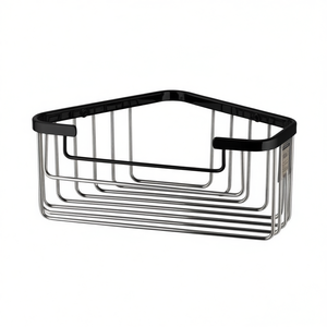 Matt Black Corner Soap Dish for Shower Stainless Steel Wire Design Bath & <b>Toilet</b> Supply <b>Product</b> - Product Image 2