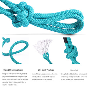 Cuerda de Entrenamiento para Caballos Súper Resistente, Cuerdas de Nylon Trenzadas Personalizadas para Caballos - Product Image 4