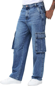Pantalon Cargo utilitaire pour hommes avec multi-poches Vêtements de travail d'extérieur à coupe décontractée Design tactique Confortable et respirant Sensation - Product Image 5